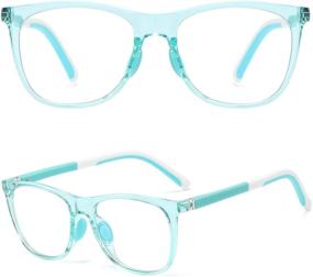 img 3 attached to 👓 UBUJI Kids Blue Light Blocking Glasses, Computer Gaming TV Glasses for Boys Girls Age 3-12, Green - Anti Glare & Eyestrain Relief