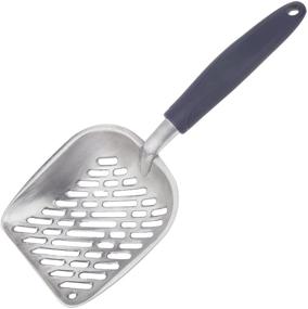 img 4 attached to 🐾 Mew Jumbo Cat Litter Scoop: All Metal End-to-End Design, Solid Core, Deep Shovel Sifter - Multi-Cat Approved, Accept No Imitations!