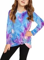 👚 sidefeel печатный рукав детская одежда: рубашки, топы, футболки и блузы логотип