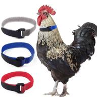 🐓 cafurty anti rooster collar crowing prevention neck belt, velcro nylon cock collar for roosters, deter loud noises, minimize neighbour disturbances (pack of 3) logo