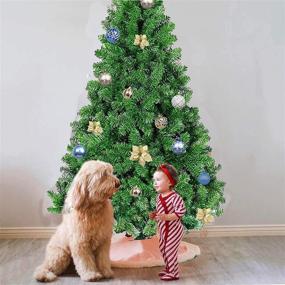 img 1 attached to 6FT Artificial Christmas Tree, Lovinouse 1000 Tips, Quick Assemble, Metal Stand, Xmas Tree for Holiday – Enhanced SEO