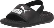 puma backstrap sandal unisex toddler boys' shoes in sandals logo