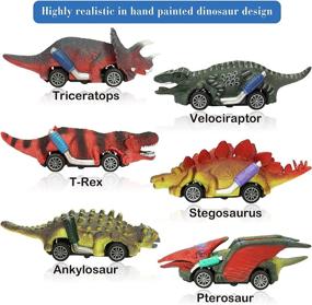 img 3 attached to AZSEUOR Dinosaur Toddlers Playset Educational