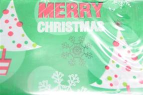 img 2 attached to Extra Large Christmas Holiday Cellophane Gift Bags (Set of 3) - Giant Size 36 x 44 Inches