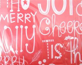 img 1 attached to Extra Large Christmas Holiday Cellophane Gift Bags (Set of 3) - Giant Size 36 x 44 Inches