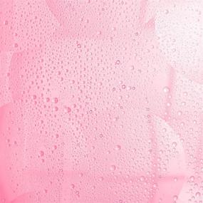 img 1 attached to 3D Pink Bubble Shower Curtain Liner - Latest Eco-Friendly Plastic Design, Odorless