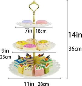 img 3 attached to HOTOCO Plastic Dessert Cupcake Decor Large Set: Indulge in Delicious Creations with Versatile Cups!