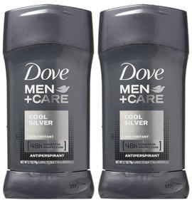 img 2 attached to 🌬️ Dove Men+Care Cool Silver Antiperspirant Stick, 2.7oz (Pack of 2) – Long-lasting Odor Protection for Men