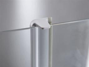 img 1 attached to 🚿 Joseph Joseph EasyStore Compact Shower Squeegee, White/Gray - with Integrated Hanger, Fits All Sizes