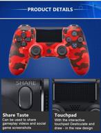 sony ps4 bluetooth vibration gamepad: wireless joystick for detroit & other ps4 games (crystal) логотип