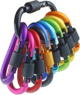 iebuobo aluminum carabiner use，clips multicolored логотип