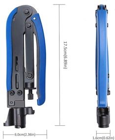 img 2 attached to High-Quality Coaxial Compression Tool: Yangoutool Coax Cable Crimper for RG6, RG11, RG59, 75-5, 75-7 F Compression Connector