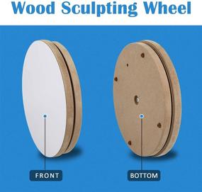 img 1 attached to 🎨 Falling in Art 12-Inch Wood Pottery Sculpt Banding Wheel: Ideal Turn Table for Painting and Crafting Projects