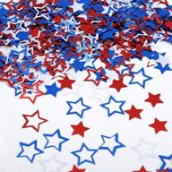 confetti decorations independence national patriotic logo