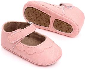 img 3 attached to TSAITINTIN Girls Anti Slip Toddler Princess Girls' Shoes in Flats