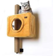 🐱 wall mounted cat condos tree house - big nose logo