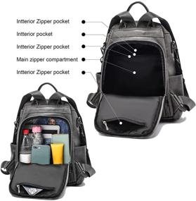 img 1 attached to 👜 Stylish Kivipy Multipurpose Designer Handbag & Wallet Set: Perfect for On-the-Go Women