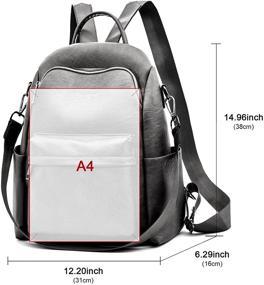 img 2 attached to 👜 Stylish Kivipy Multipurpose Designer Handbag & Wallet Set: Perfect for On-the-Go Women