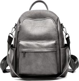 img 4 attached to 👜 Stylish Kivipy Multipurpose Designer Handbag & Wallet Set: Perfect for On-the-Go Women
