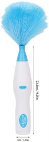 img 1 attached to Garosa 180° Electric Duster Cleaning Brush - Efficient Window Blinds & Furniture Cleaner, Powerful Household Cleaning Tool