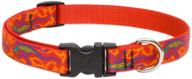 🦎 versatile and stylish lupine 3/4 inch go go gecko adjustable dog collar - ideal for small to large dogs logo