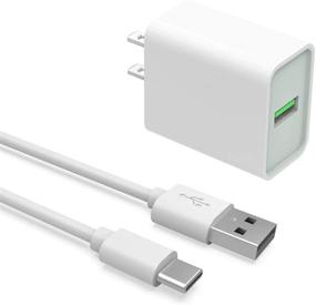 img 4 attached to 🔌 High-Speed Type C Fast Charger for Samsung Galaxy Tab A7 10.4" (2020), Tab A 8.4" (2020), S6 Lite & More - PD Power Supply Adapter Cord with QC 3.0 - 5Ft