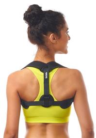 img 4 attached to 👍 Adjustable Posture Corrector for Women and Men - Back Brace for Upper Back Support - Discreet Posture Trainer for Spinal Alignment - Comfortable Back Straightener (Fits 25" to 53")