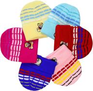 🧒 6 pack kids' soft and stretchy knitted acrylic winter beanies by tobeinstyle logo