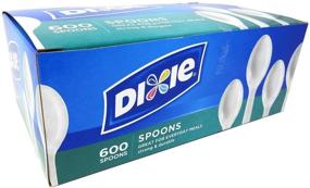 img 2 attached to 🥄 Dixie White Spoons 600 Pack - Durable Disposable Cutlery for Every Occasion