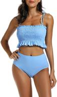 molybell shirred bathingsuit strapless swimsuit women's clothing and swimsuits & cover ups logo