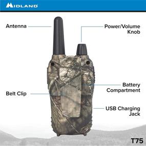 img 1 attached to 📻 Midland - X-TALKER T75VP3, 36 Channel FRS Two-Way Radio, Up to 38 Miles Range Walkie Talkie, 121 Privacy Codes, &amp; NOAA Weather Scan + Alert (Pair Pack) in Mossy Oak Camo - Enhanced SEO