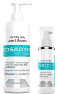 🌹 rosadyn gel cleanser and serum set: targeting facial redness with calming anti-aging treatment for rosacea logo