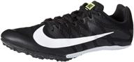 nike rival track spike black logo