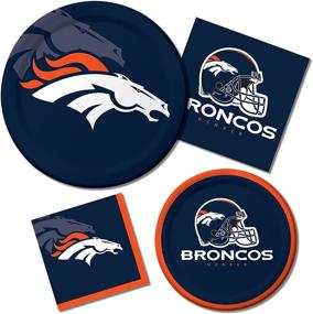 img 1 attached to 🏈 Официальные лицензионные футболки Denver Cowboys NFL - 192 штуки, Creative Converting.