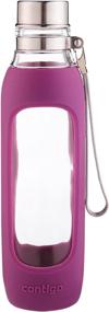 img 4 attached to 💜 Contigo Purity Glass Water Bottle: 20oz Radiant Orchid Review and Best Price