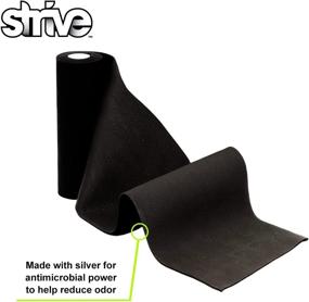 img 3 attached to 💪 STRIVE Compression Therapy Wrap: 4"x60", Black, USA-Made - Top-rated Support for Effective Recovery