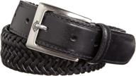 👖 dickies 11di0402 mens braided belt: durable and stylish fashion accessory logo