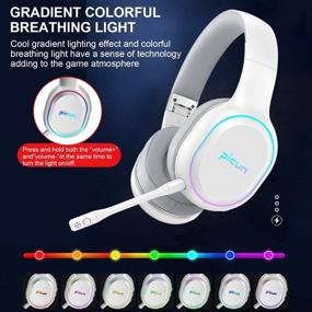 img 1 attached to SLuB Over Ear Bluetooth Headphones - Wireless/Wired/TF, 60H Play Time, Mic, Hi-Fi Deep Bass HD Stereo, Sports ANC, Foldable Headset for Cell Phone/PC