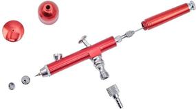 img 2 attached to 🎨 HUBEST Gravity Feed Dual-Action Airbrush Paint Spray Gun Kit Set - New 0.3mm