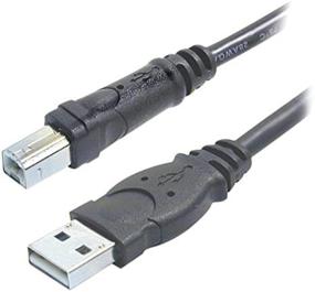 img 4 attached to 🔌 Belkin - F3U133b10 (F3U133b10) 10-Foot Black Hi-Speed USB A/B Cable, USB Type-A and Type-B