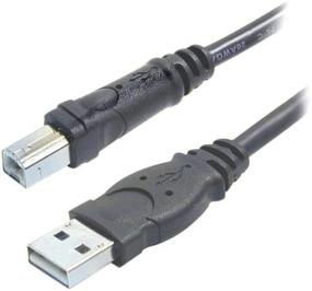 img 3 attached to 🔌 Belkin - F3U133b10 (F3U133b10) 10-Foot Black Hi-Speed USB A/B Cable, USB Type-A and Type-B