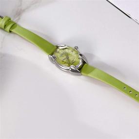 img 1 attached to 💎 Stylish SURVAN Japanese-Quartz Women's Watch with Rhombus Polyhedral Design and Satin Strap