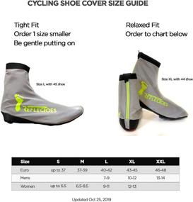 img 2 attached to 🚴 ReflecToes Version 2: Full Reflective Winter Cycling Shoe Covers - Waterproof, Windproof, Rear Zipper - Men & Women