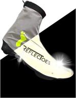 🚴 reflectoes version 2: full reflective winter cycling shoe covers - waterproof, windproof, rear zipper - men & women logo