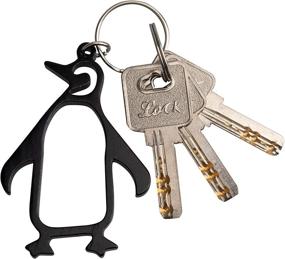 img 1 attached to Swatom Penguin Keychain Bottle Opener