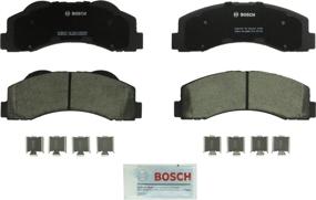 img 1 attached to 🔵 Премиум керамический набор тормозных колодок для Ford Expedition, F-150 и Lincoln Navigator - Bosch BC1414 - Передние, QuietCast