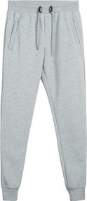 img 1 attached to 👖 Harvic Galaxy Active Fleece Jogger Sweatpants - Women's 3 Pack (Size: S-XL)