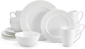 img 3 attached to 🍽️ Mikasa 5-Piece Trellis Dinnerware Set