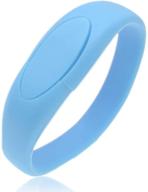 💙 kepmem 8gb usb 3.0 flash drive bracelet - blue soft silicon wristband thumb drive pen drive - high speed usb stick for boys logo