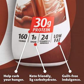 img 1 attached to 🥤 "Premier Protein Shake - Boost Immunity with 30g Protein, 1g Sugar, 24 Essential Nutrients, Chocolate Flavor - 12 Pack of 11.5 Fl Oz Bottles